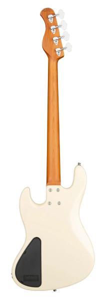 Preview: Sadowsky MetroExpress 21-Fret Vintage M Bass, Roasted Maple Fingerboard, 4-String - Solid Olympic White High Polish